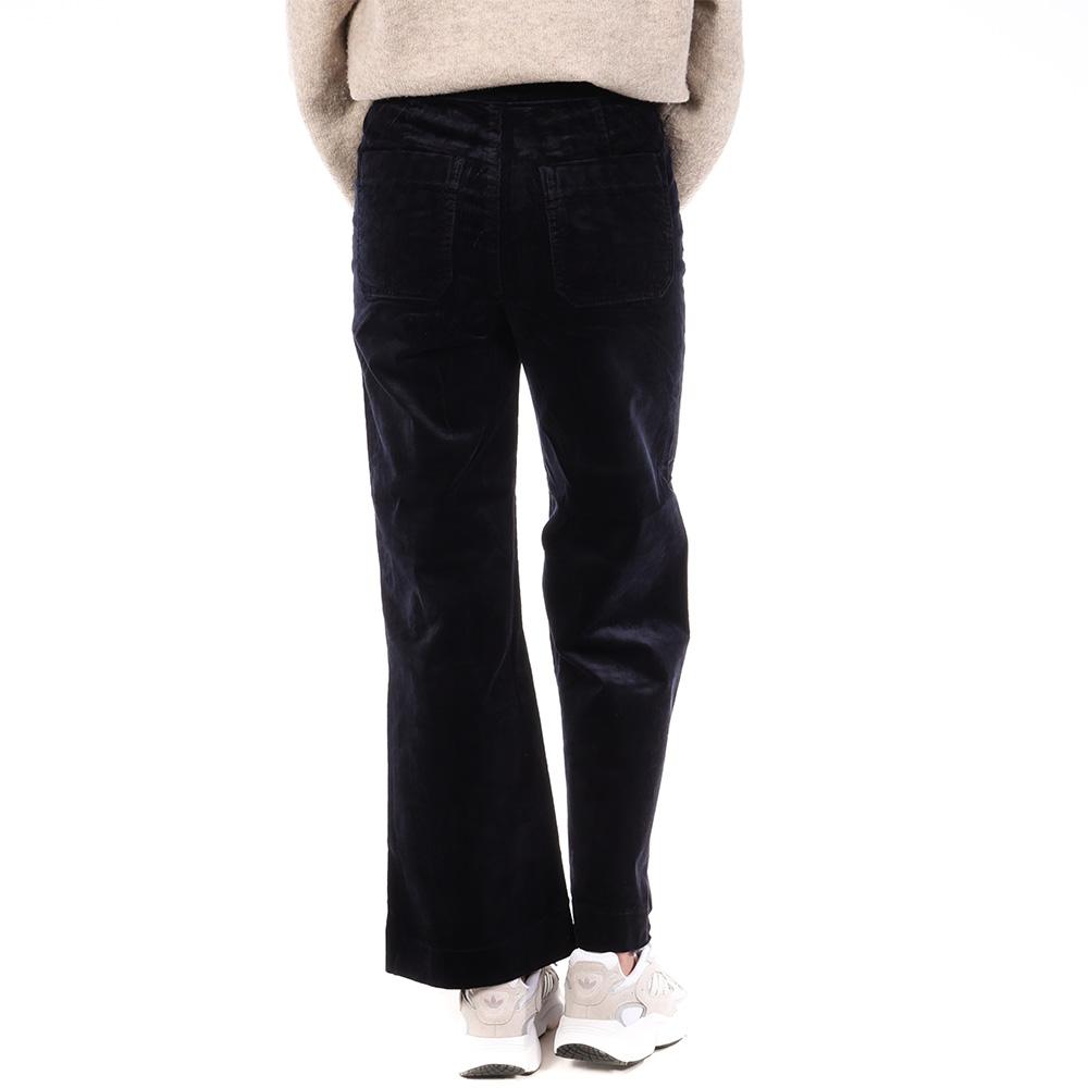 Pantalon en Velours Marine Femme Oraije Victorine vue 2