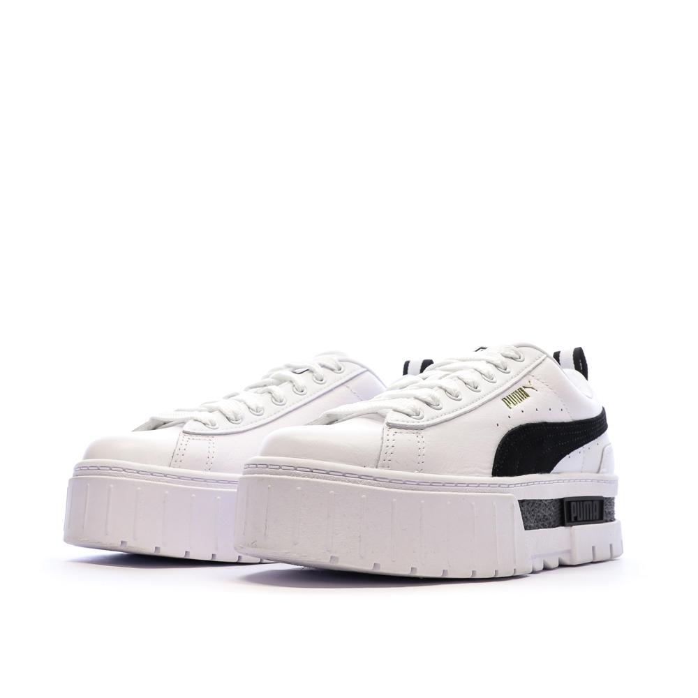Baskets Blanc/Noir Femme Puma Mayze 381983 vue 6
