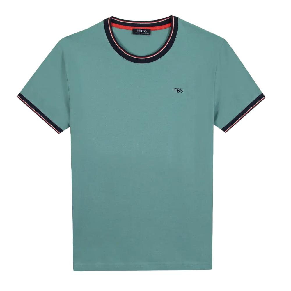 T-Shirt Vert Homme TBS Mangrove pas cher