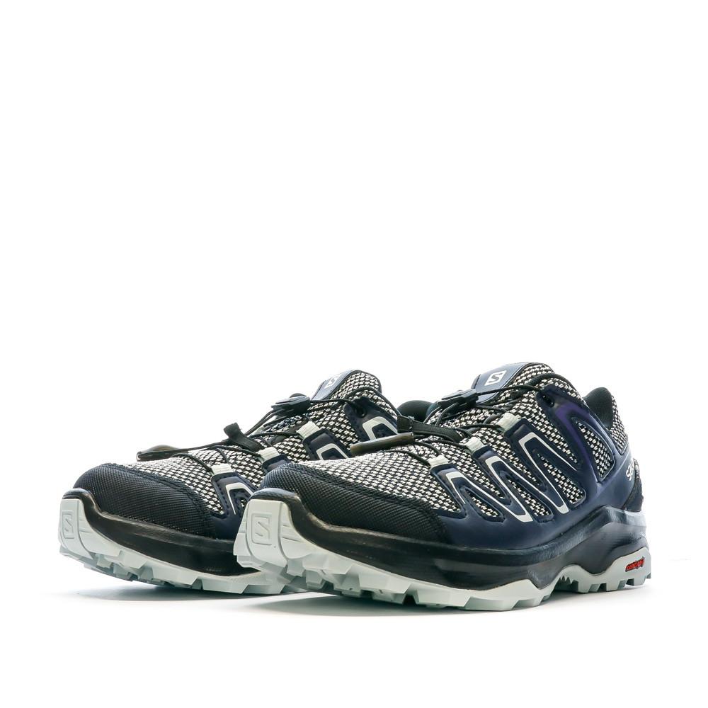 Chaussures de randonnée Noire/Bleu Femme Salomon Custer vue 6