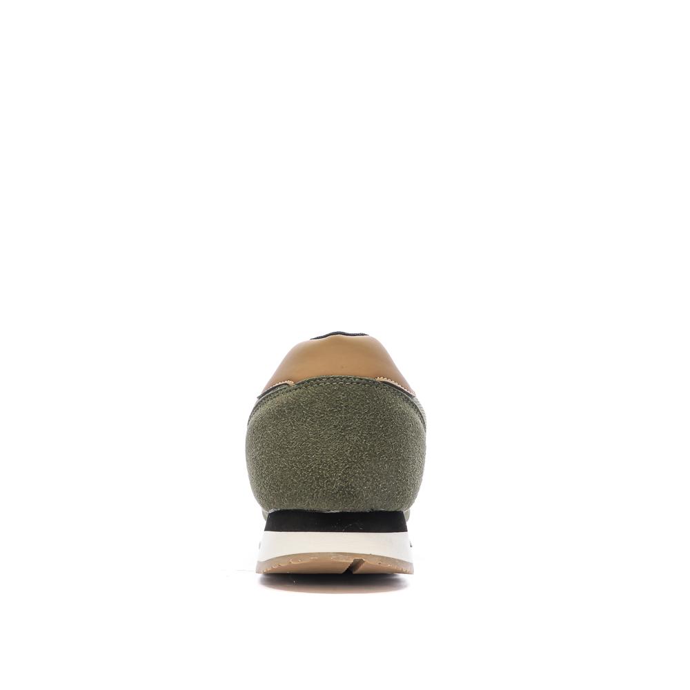 Baskets Kaki Homme Schott Norati vue 3