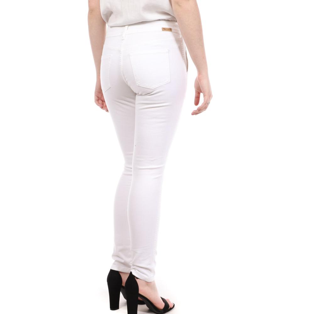 Jean Blanc Femme Teddy Smith Work Mid Rise vue 2