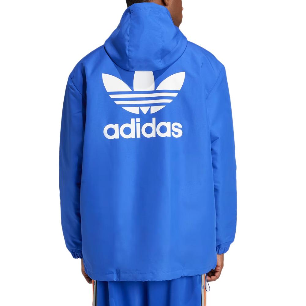Veste Bleu Homme Adidas Trefoil vue 2
