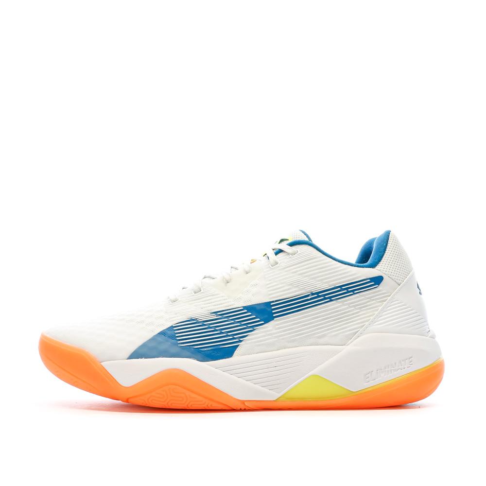 Chaussures de Handball Blanches Homme Puma Eliminate Power Nitro 106460 pas cher