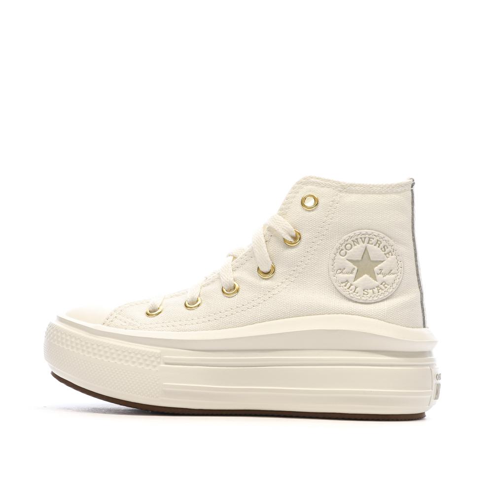 Baskets Blanches Fille Converse Tonal pas cher