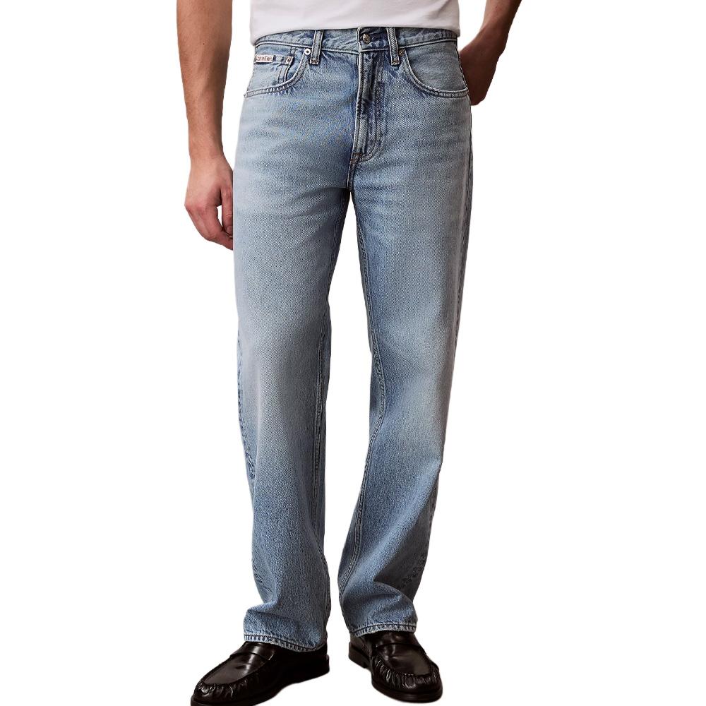 Vaqueros azules para hombre Calvin Klein Jeans 90s Straight Retro barato