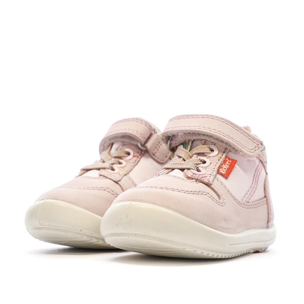 Baskets Hautes Rose Fille Kickers Bottillon vue 6