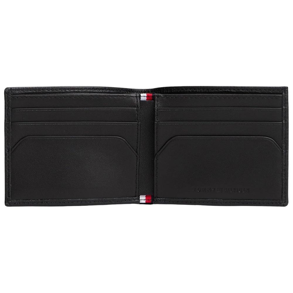 Portefeuille Noir Homme Tommy Hilfiger Th Flag Mini Cc Wall vue 2