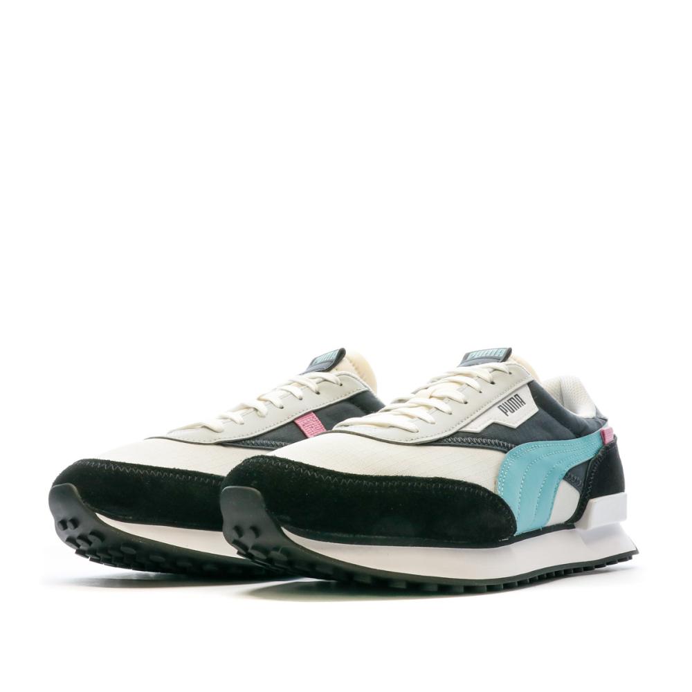 Baskets Noir/Bleu Garçon Puma Future Rider Play On vue 6