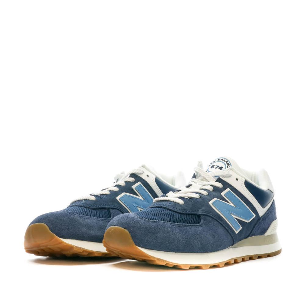 Baskets Marine/Bleu Homme New Balance 574 vue 6