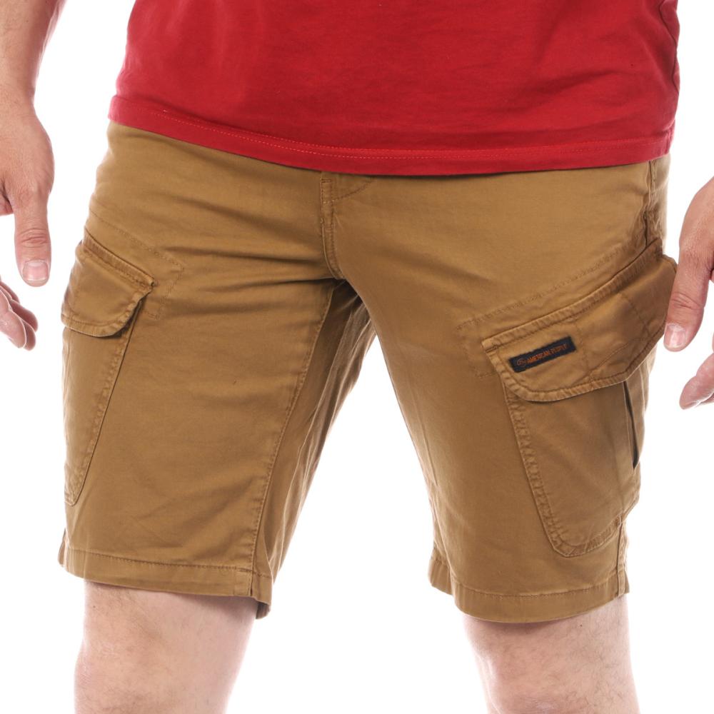 Short Marron Homme American People Legend pas cher