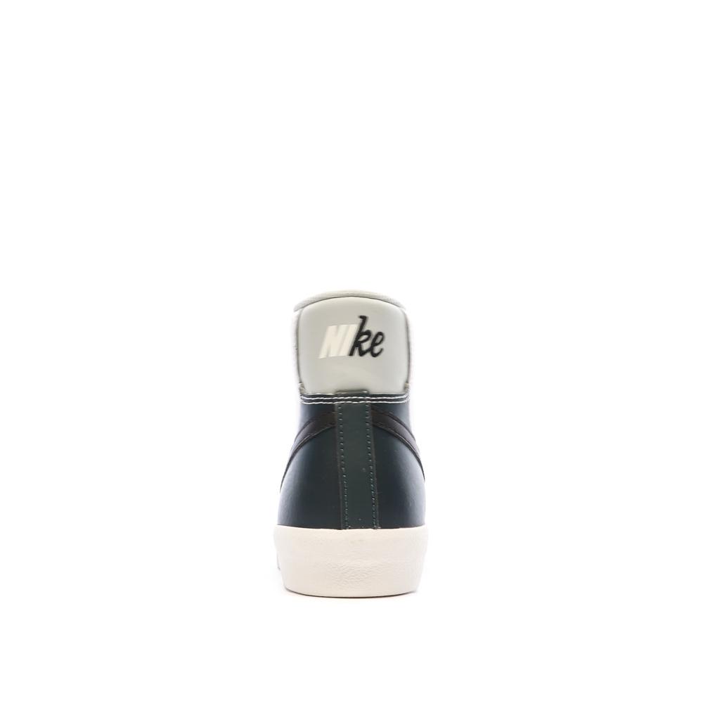 Baskets Blanches/Bleu Garçon Nike Blazer Mid '77 vue 3