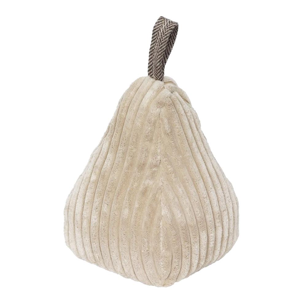 Butée De Porte Beige Pyramide Velours Cotele pas cher
