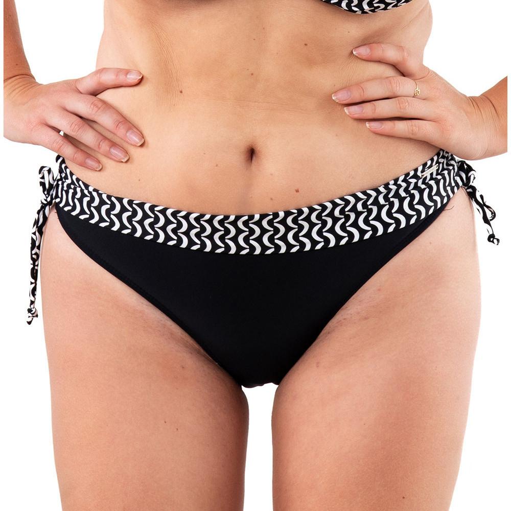 Bas de Bikini à Motifs Noir/Blanc Femme Sun Project Haute pas cher
