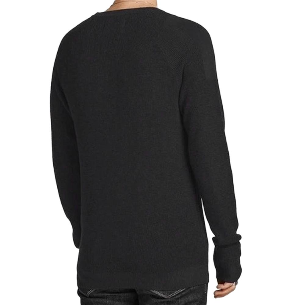 Pull Noir Homme Jack & Jones Classic Spring vue 2