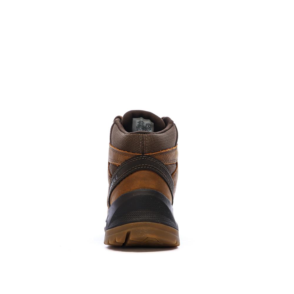 Chaussures de Randonnée Marrons Homme Merrell Erie Mid Lthr Wtpf vue 3