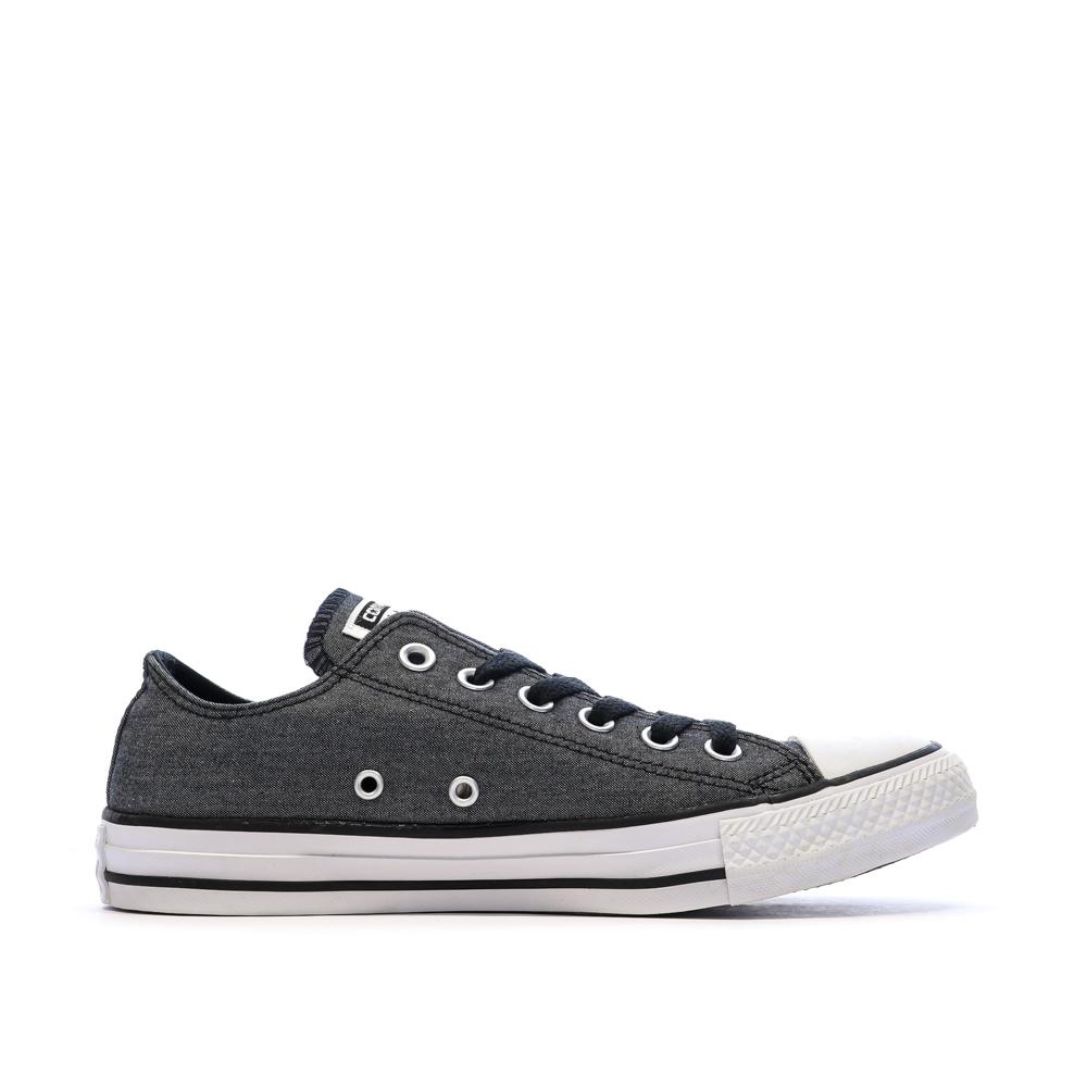 Baskets All Star Gris Jeans Mixte Converse Ctas Ox vue 2