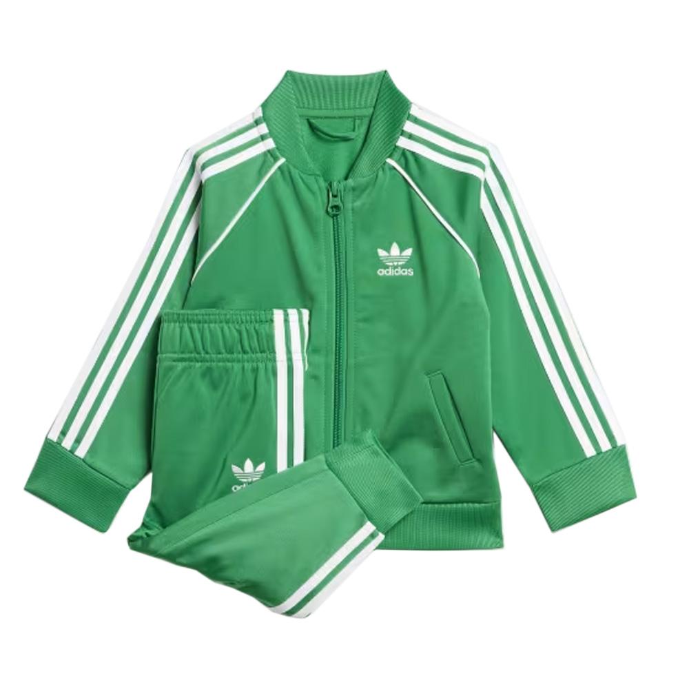 Survêtement Vert Garçon Adidas Tracksuit pas cher