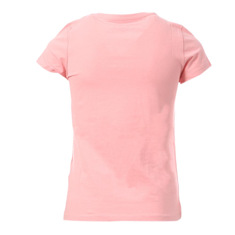 T-shirt Rose Fille Guess G-J3YI12K6YW4 vue 2
