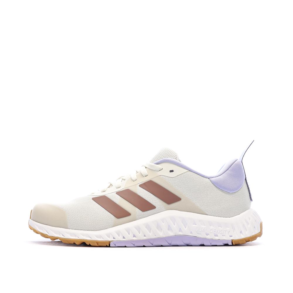 Zapatillas blancas/beige para mujer Adidas Everyset barato