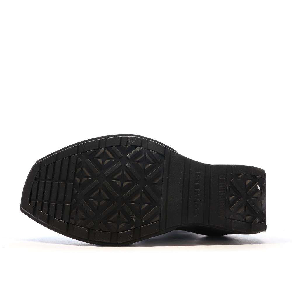 Baskets Noires Femme Converse Chuck 70 De Luxe Wedge vue 5