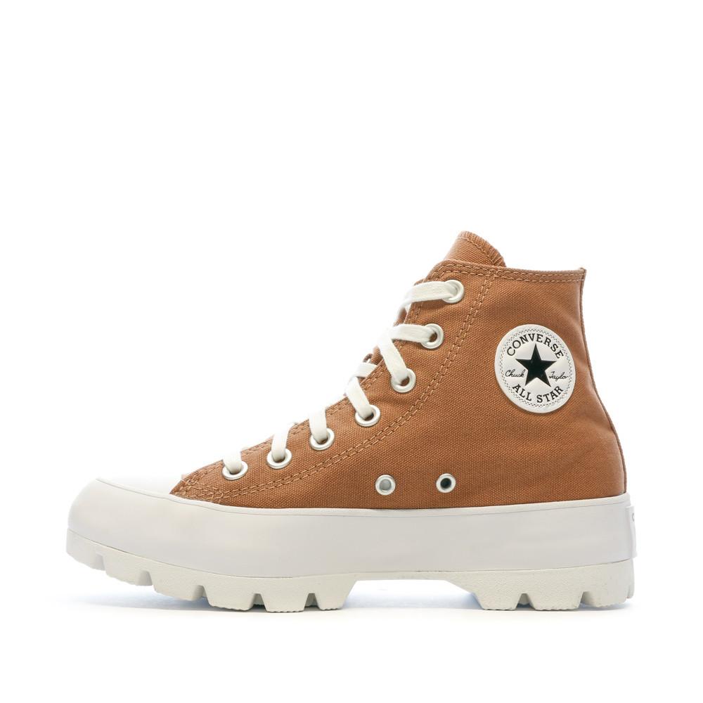 Baskets Marron Femme Femme Converse Lugged pas cher