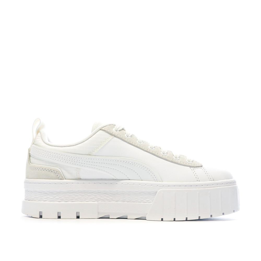 Baskets Blanches Femme Puma Mayze Tech vue 2