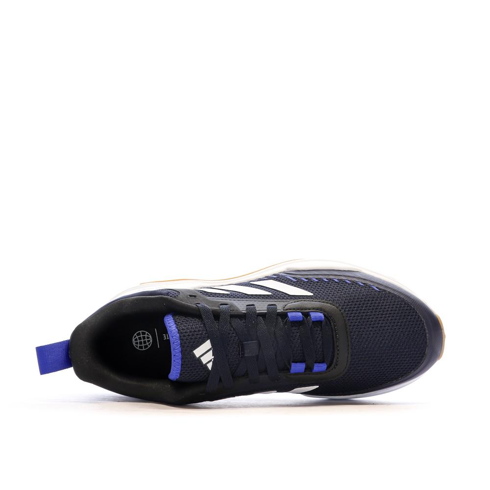 Baskets Noires Homme Adidas Trainer vue 4