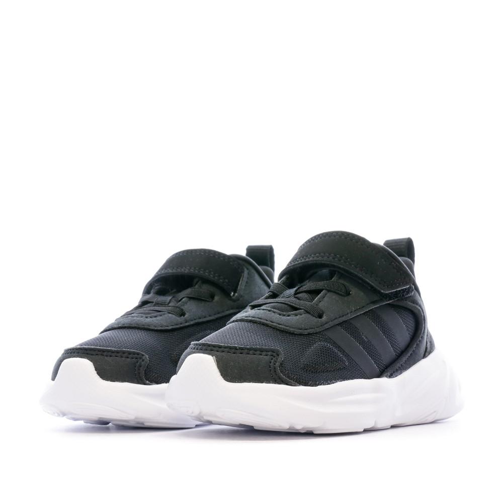 Basket Noir Garçon Bébé Adidas Ozelle El I vue 6