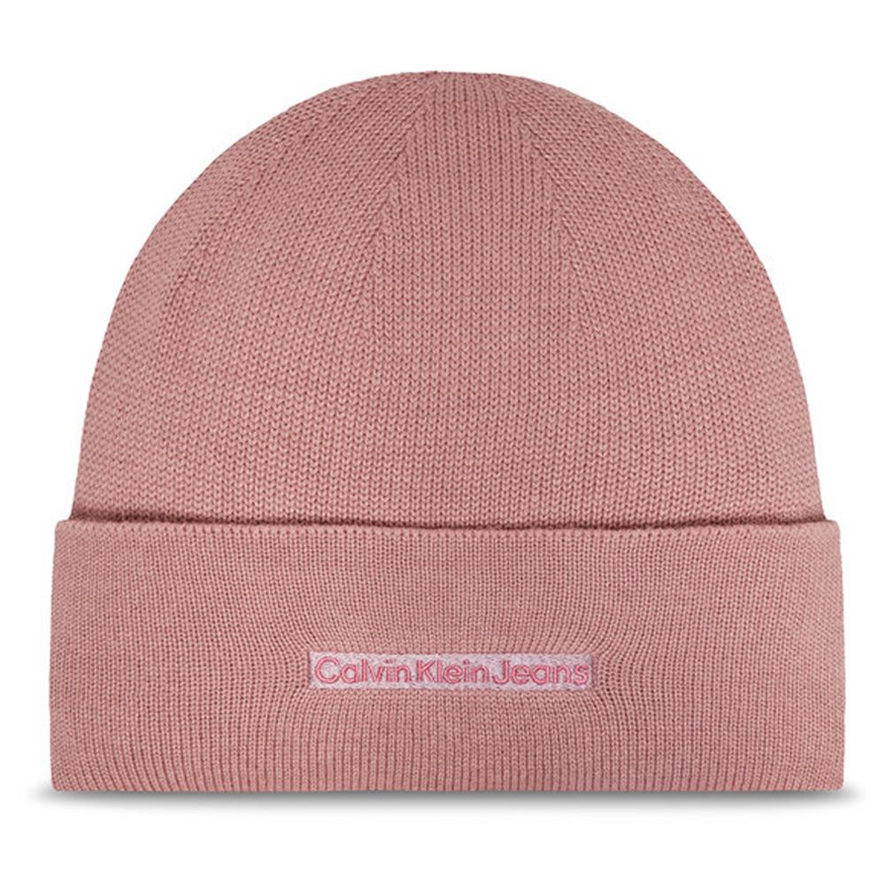Bonnet Rose Femme Calvin Klein Jeans Peach pas cher