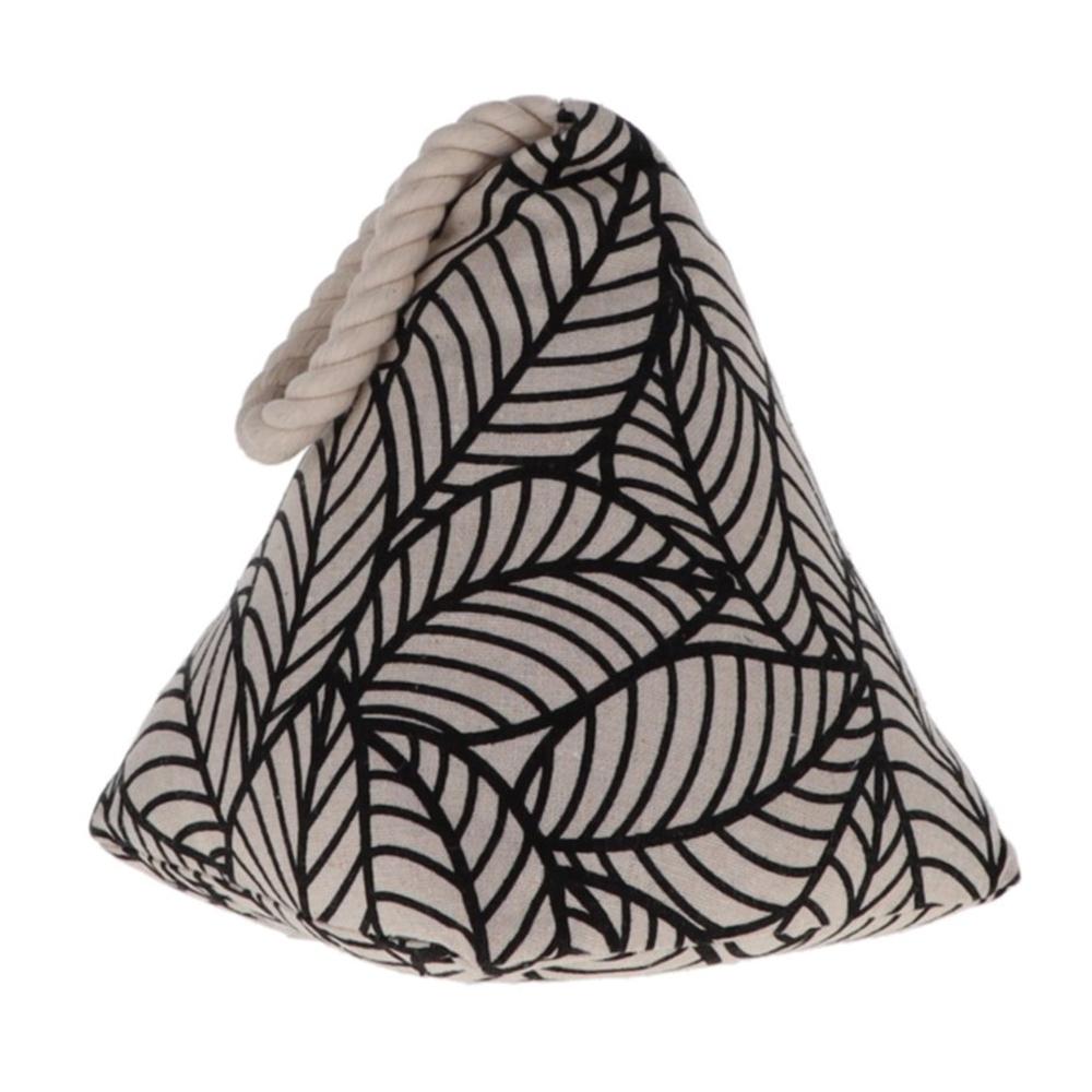 Butée de Porte Beige/Noire à Motifs Atmosphera Nature pas cher