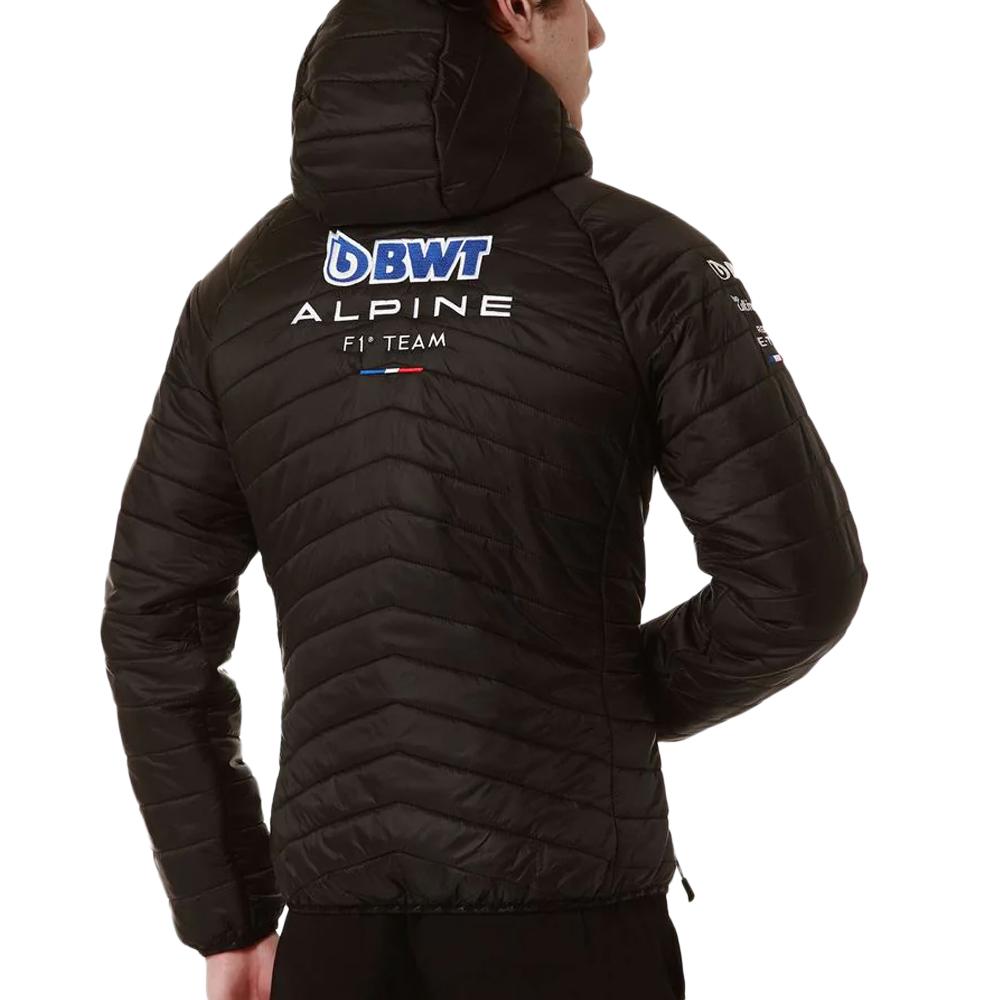 Doudoune Noire/Turquoise Homme Kappa Aboucou Alpine F1 vue 2
