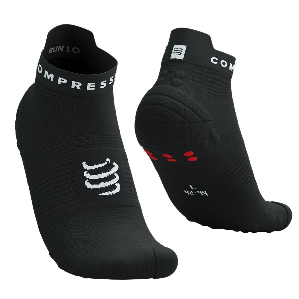 Paire de Chaussettes Noire Homme Compressport Pro Racing pas cher