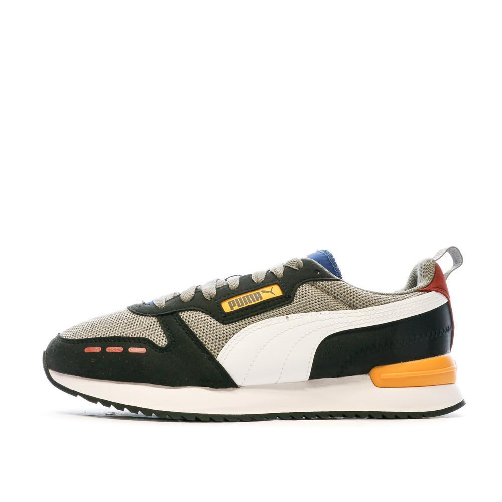 Baskets Gris/Noir Homme Puma R78 373117-60 pas cher
