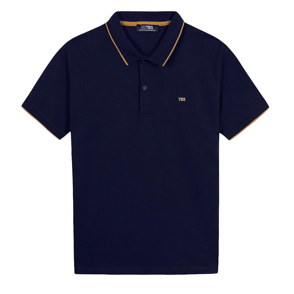 Men’s Navy Polo Shirt TBS Ivy Green affordable