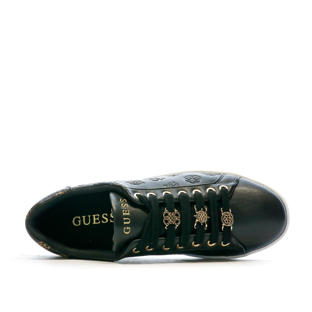Baskets Noir Femme Guess Rosenna vue 4