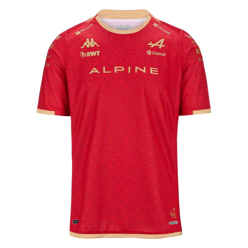 Maillot Rouge Homme Kappa Kombat 2024 pas cher