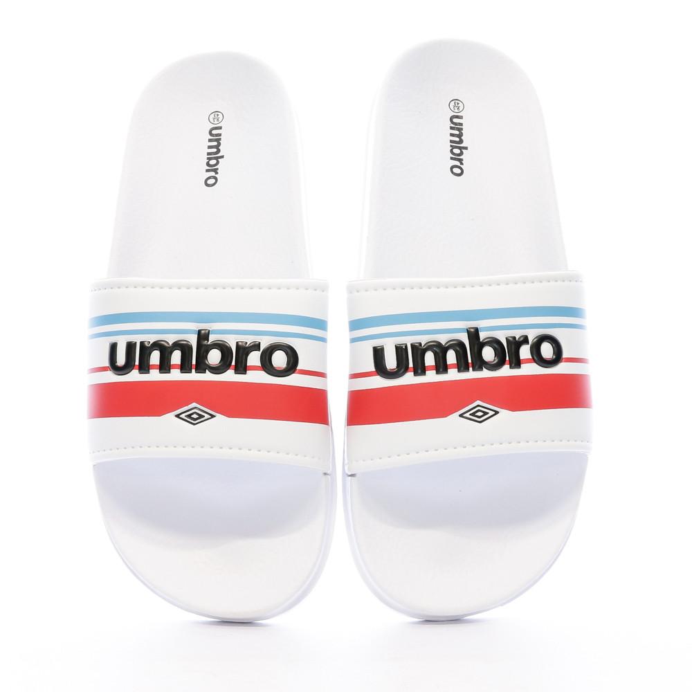 Claquettes Blanches Homme Umbro Kamen vue 3