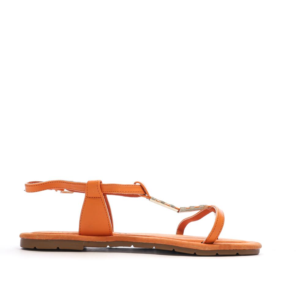 Sandales Orange Femme Chattawak RAMA vue 2