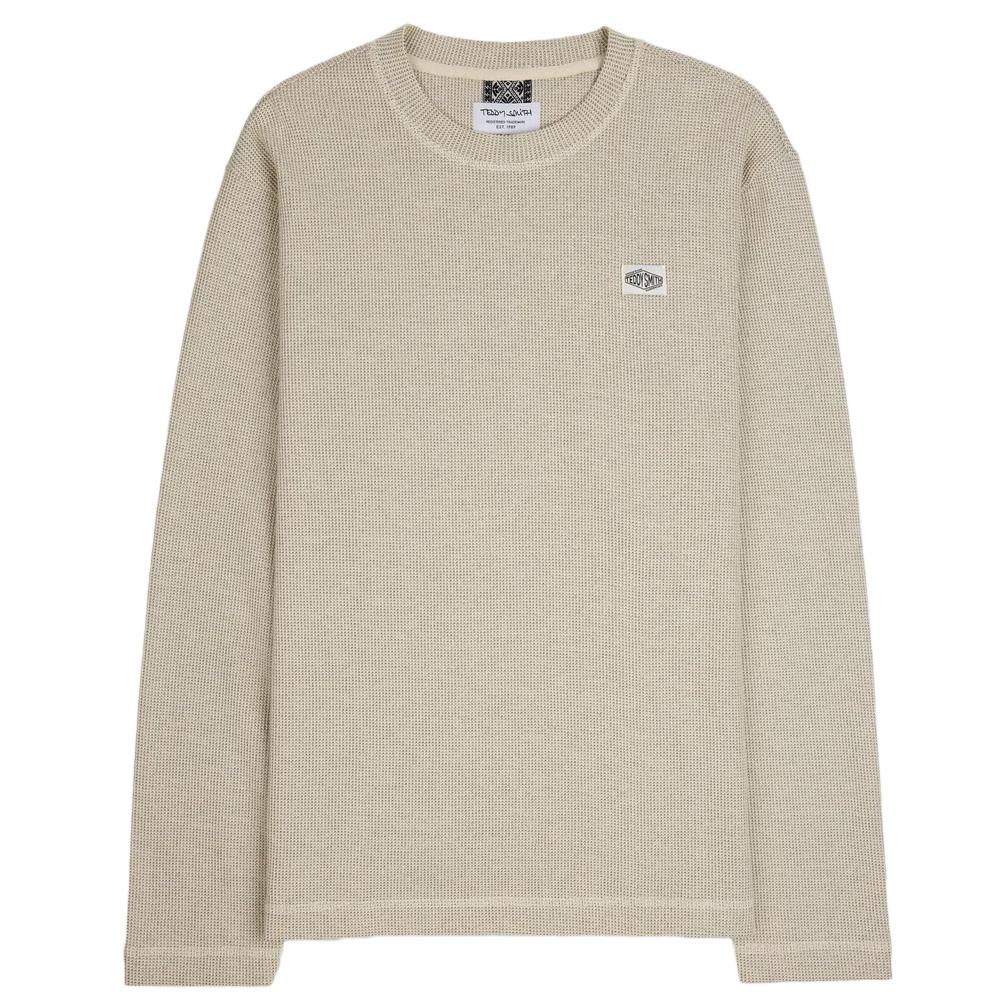 Pull Gris Chiné Homme Teddy Smith Jao RC pas cher