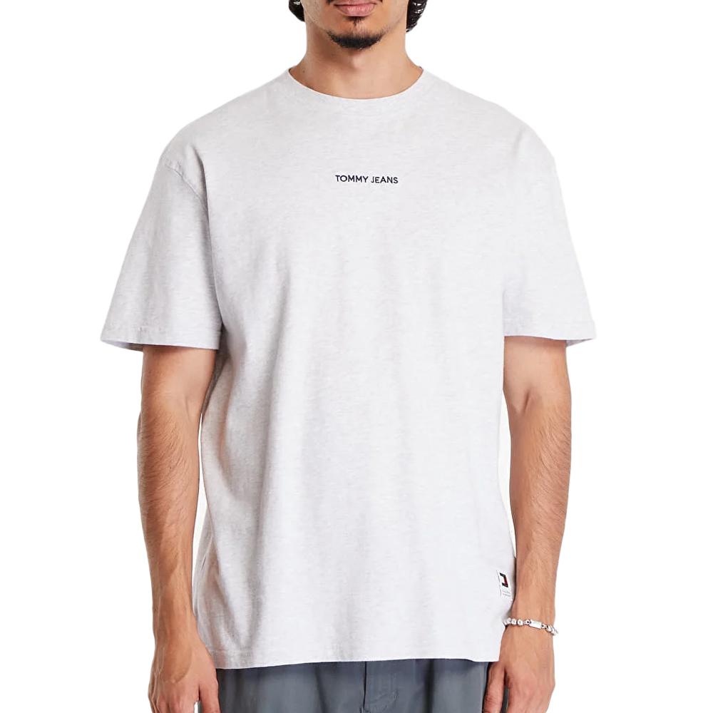 T-shirt Gris Homme Tommy Jeans Reg Gd pas cher