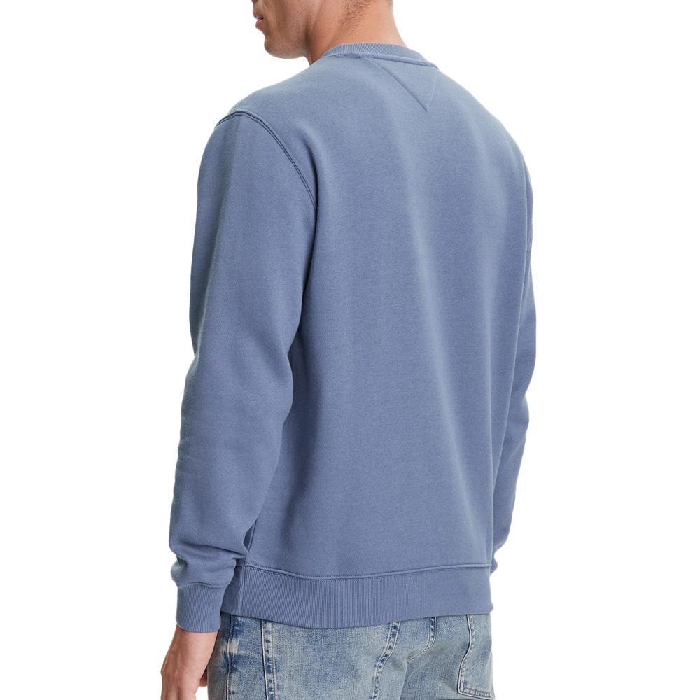 Sweat Bleu Violet Homme Tommy Hilfiger Reg Flag Crew vue 2