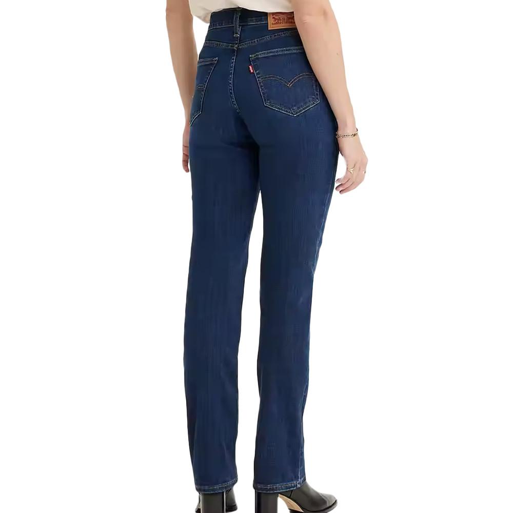Jean Slim Bleu Brut Femme Levi's 724 High-Rise vue 2
