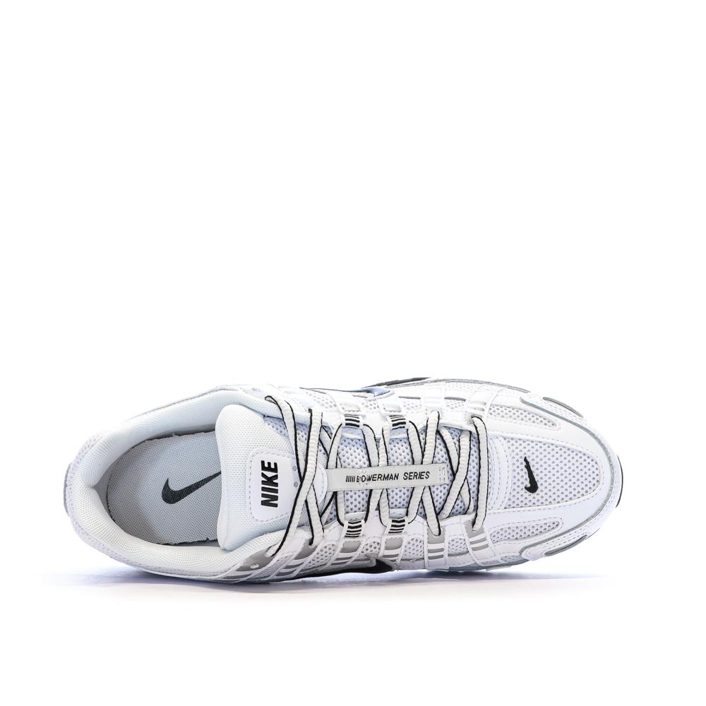 Baskets Blanches/Noires Homme Nike P-6000 vue 4