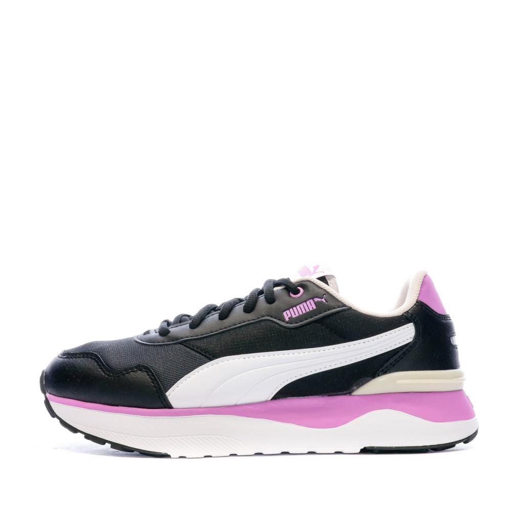 Baskets Noir/Violet Femme Puma R78 Voyage pas cher