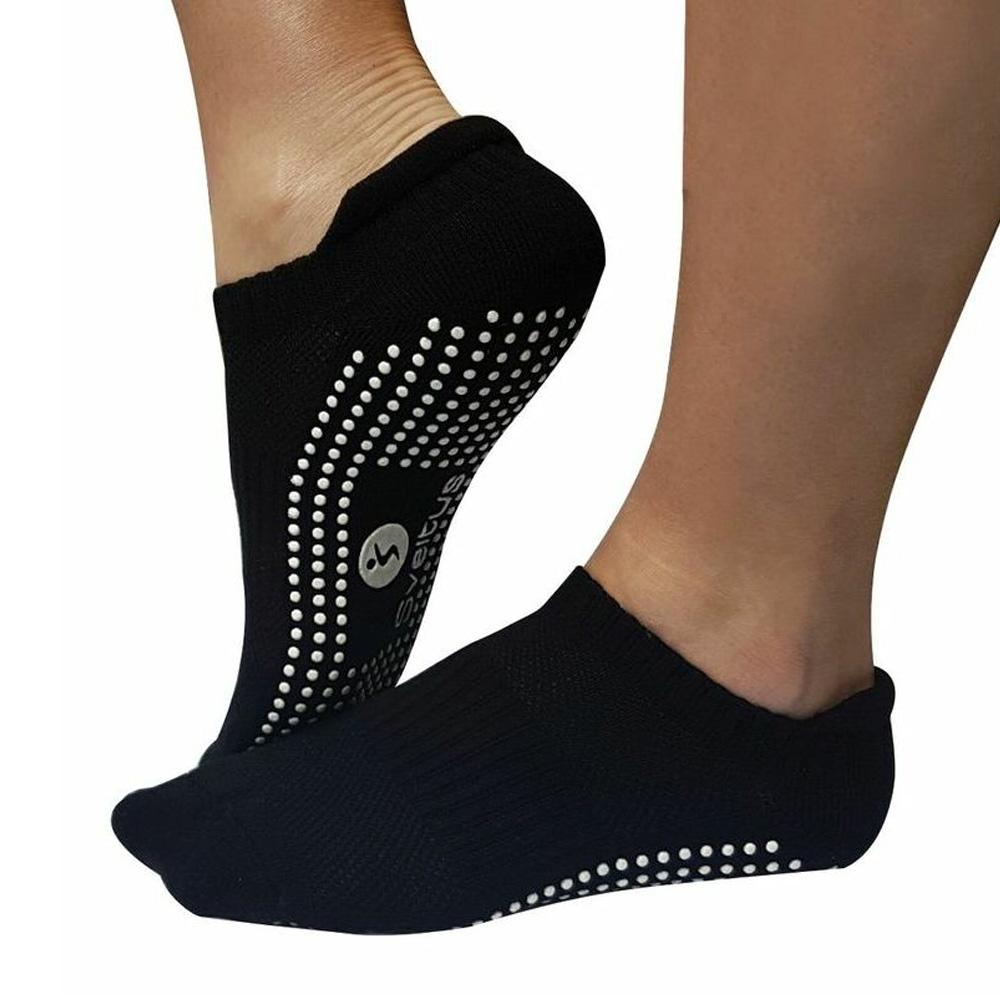 Paire de Chaussettes Noires Homme Antiderapante pas cher