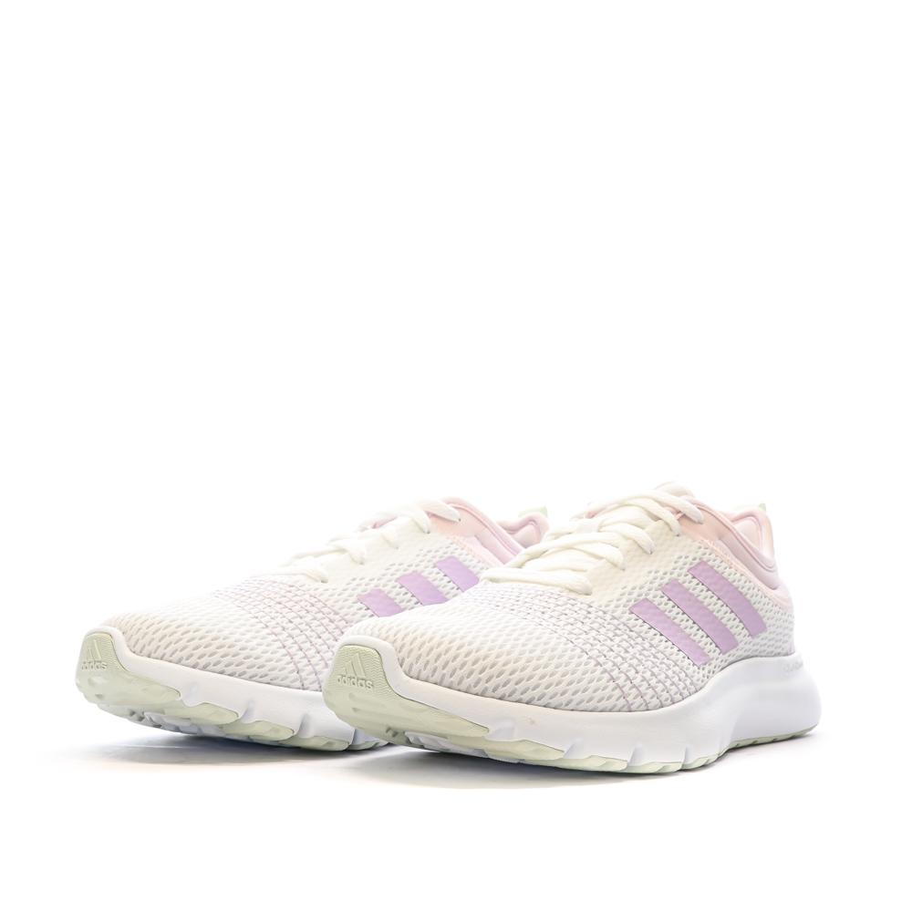 Chaussures de Running Blanches Femme Adidas Fluidup vue 6