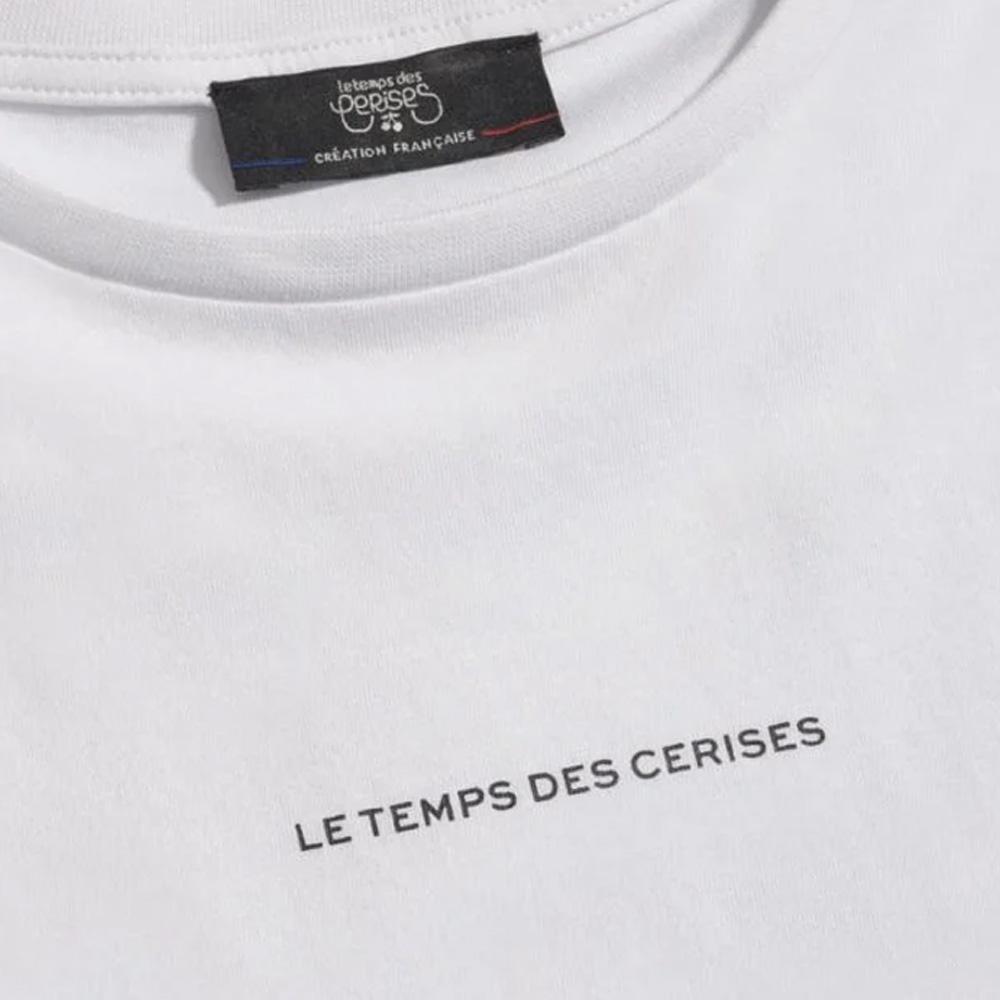 T-shirt Blanc Fille Le Temps Des Cerises Catigi vue 2