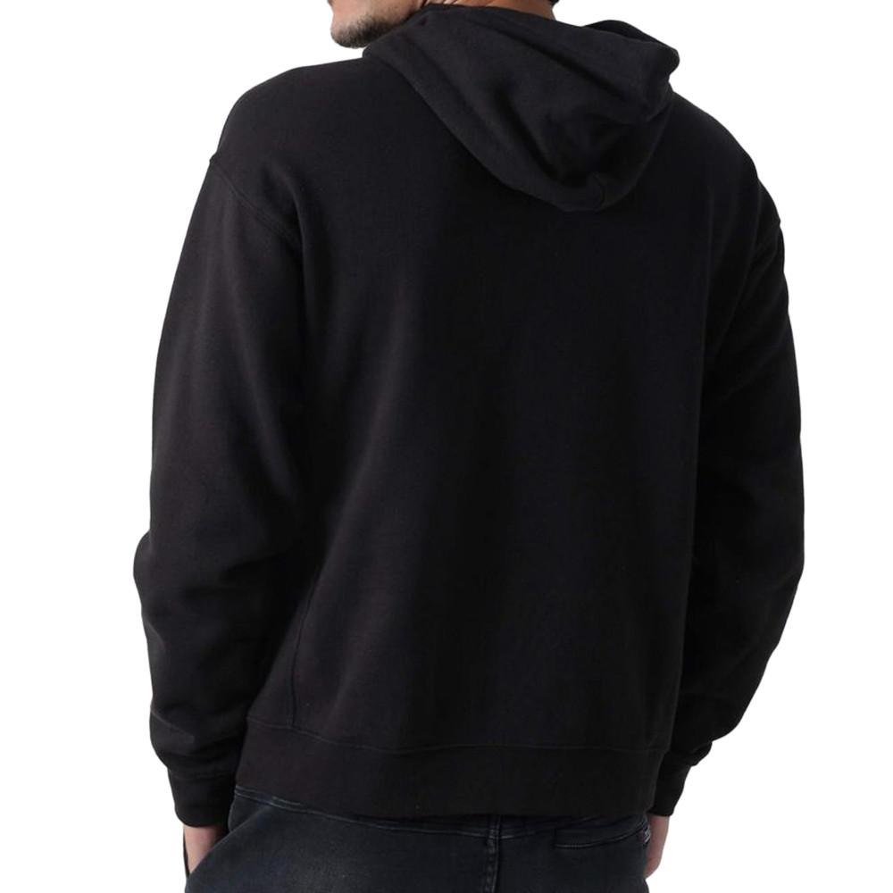 Sweat Noir Homme Deeluxe Frem vue 2