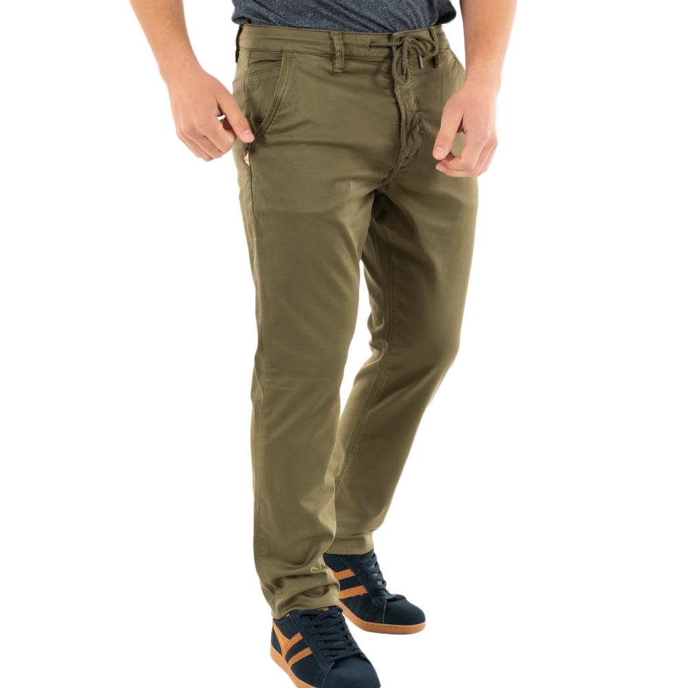Jean Slim Vert Homme Kaporal Irwix pas cher